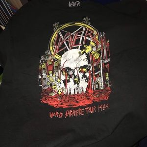 VINTAGE SLAYER WORLD SACRIFICE TOUR T-SHIRT